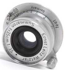 Leitz Leica Summaron 3.5/3.5cm lens rigid M39 Screw Mount with FOG