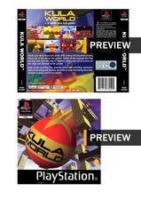 Kula World - English - PlayStation PS1 Replacement Inlay Covers Front Back