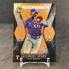 2021 Bowman Invicta Luisangel Acuna Orange Refractor /25 - #BI-15 White Sox