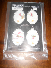 CHARMIN CHRISTMAS GEESE EMBROIDERY KIT SET OF 4 04-500