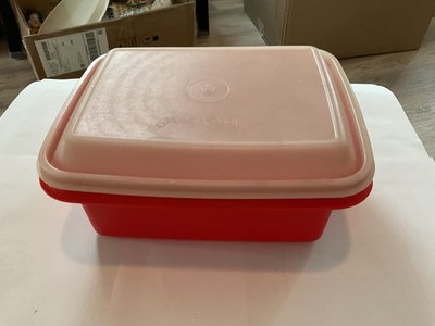 Vintage Tupperware Freeze & Save ICE CREAM Keeper Saver Container #1254-17