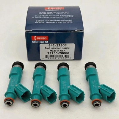 4X OEM DENSO Fuel Injectors 23250-28080 for 04-15 Toyota Matrix Highlander RAV4