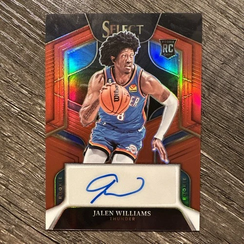 Jalen Williams 2022-23 Panini Select #RS-JWL Red Prizm Rookie Auto RC 89/99