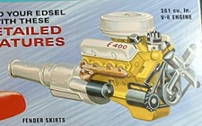 58 Edsel Pacer 361 M E L Mercury Edsel Lincoln Engine Model Kit Parts Set 430