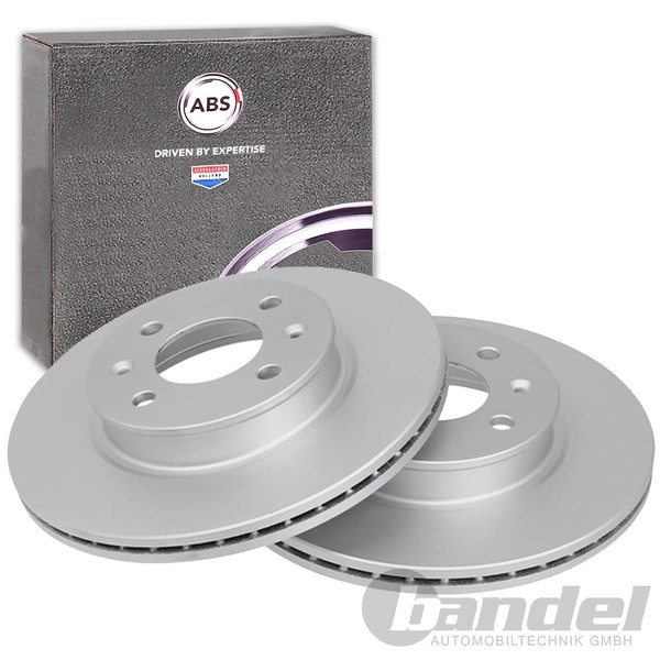 2X ABS Bremsscheiben 256Mm BelÜFtet Vorne Passend FüR Hyundai Getz | 17550-image