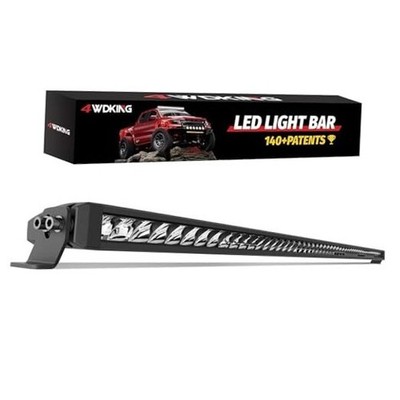  52 Inch Slim LED Light Bar, 300W Spot Flood Combo Beam, Screwless 52 inch