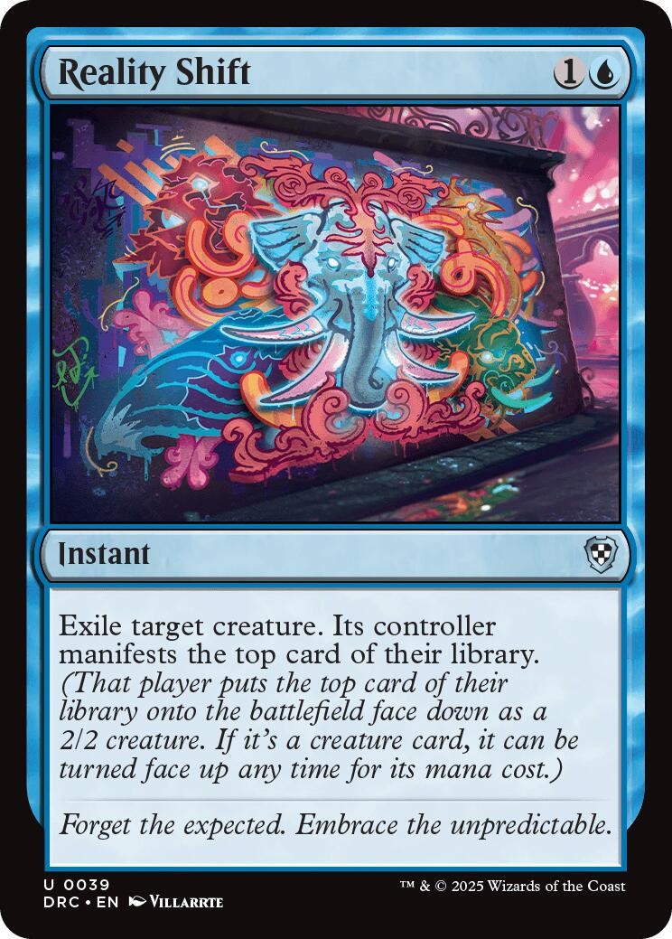 NM - Reality Shift DRC - 39 Commander: Aetherdrift