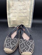 Emma Robert’s Scream Queens Worn Tweed Speedy Flats Size 6.5 w/COA
