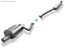  Anlage ab Kat für Subaru Impreza GD u. GG 1x90mm rund eingerollt gerade