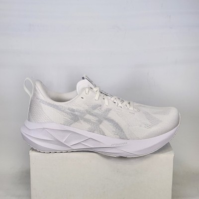 Size 8.5 - ASICS NovaBlast 5 - White / Piedmont Grey - Mens | eBay
