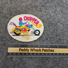 Vintage Chopper Patch Motorcycle Biker 70s 80s  Z6e