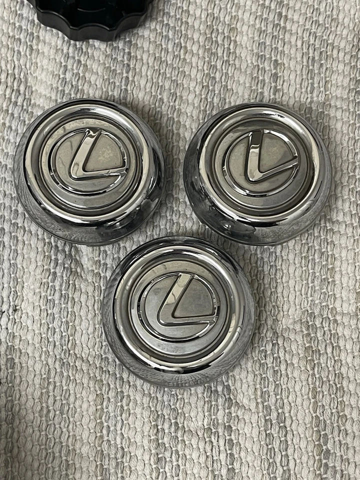 LEXUS GS300, GS400, GS430 OE ALLOY WHEEL CHROME CENTER CAP SET 42603-30480 - Image 3 of 4