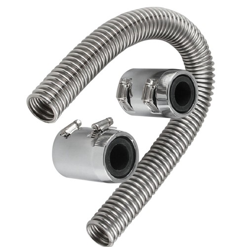 24 Inch Flexible Stainless Steel Universal Upper Or Lower Radiator Hose Tools Kit P 1428069
