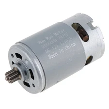 RS550 12V 19500 RPM DC Motor with Single Speed 9 Teeth and High Torque Gear... 