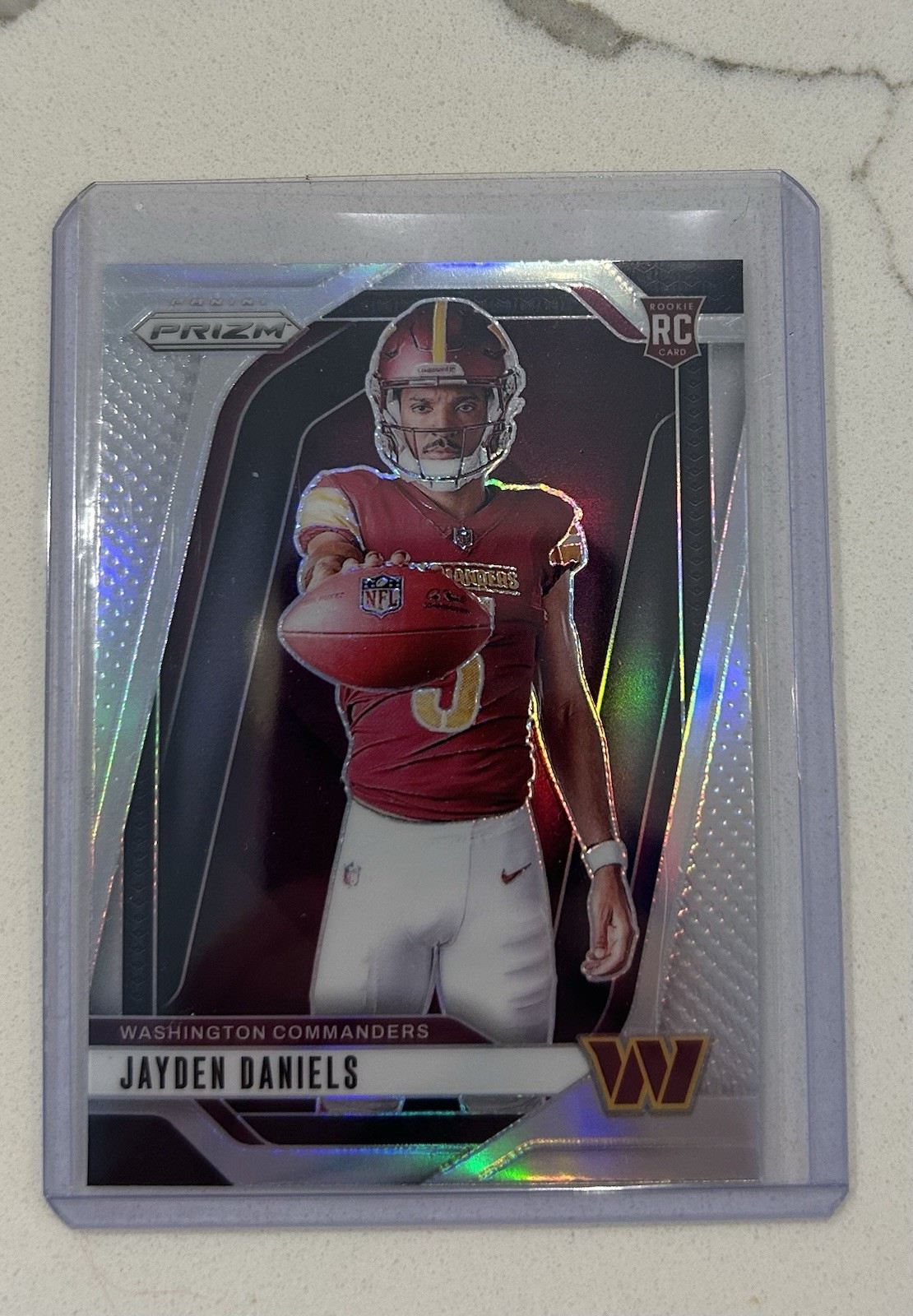 2024 Panini Prizm Rookie Variation Jayden Daniels 17 SILVER Rookie,RC