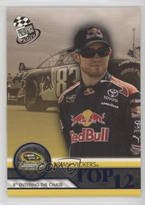 2010 Press Pass Top 12 Blue Brian Vickers #116 0s5