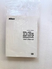 Nikon D3s - Digital Camera User's Manual English - Excellant Condition
