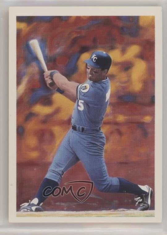 1989 Score Scoremasters Sample George Brett HOF 1g4