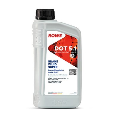 ROWE Hightec Bremsflüssigkeit Super DOT 5.1 1 Liter 25104-0010-99