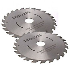 Circular Saw Blades 250mm Tct 40 & 60 Teeth With Adapter O Rings Chop 2PC
