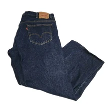 LEVI'S 517 BOOT CUT Blue Jeans 44 Waist / 26 Inseam (Custom-Hemmed) - EXCELLENT 