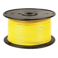 Primary Wire GPT 12 AWG Copper Stranded Yellow PVC Automotive 100ft 60V Spool