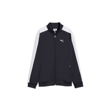 PUMA T7 Always On Full Zip Track Jacket Youth Boys Blue Casual Athletic Outerwea