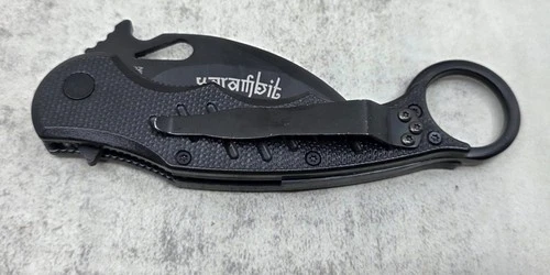 Fox 479 Karambit Folding Knife 3"  Steel Blade G10 Emerson Wave