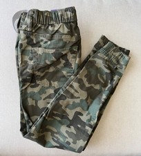 Levi s Jogger Pants Boys Sz 10 Slim Fit Stretch Camouflage Green
