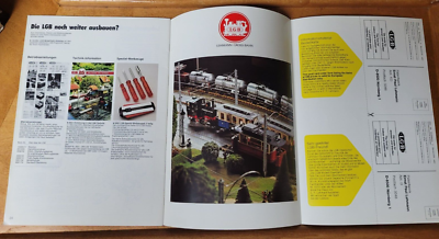 LGB G Scale German Model Train Set Instruction Layout Brochure