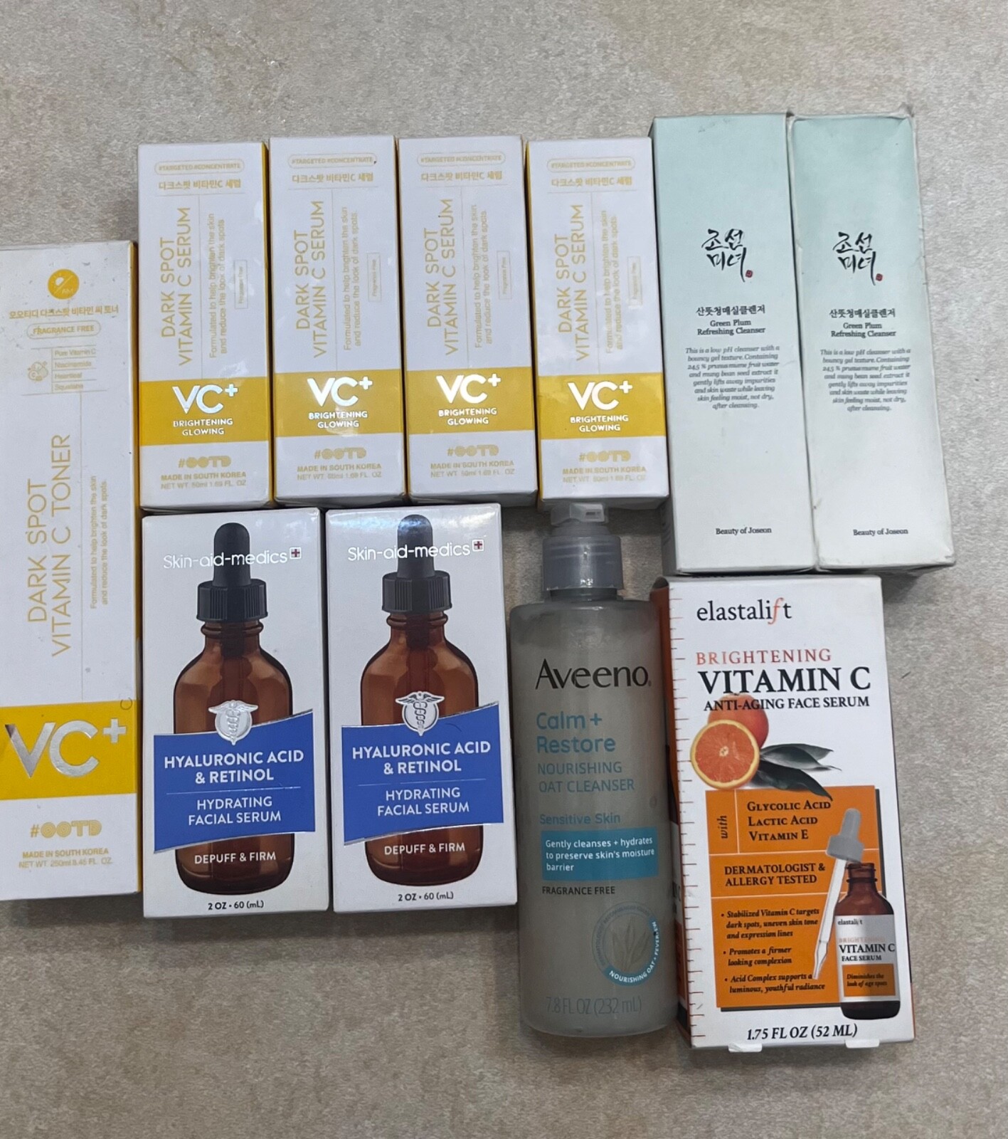 Full Skin Care Products Bundle (Featured Brands:OOTD, Aveeno