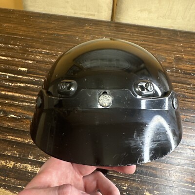 Bell Shorty Dot 07 Motorcycle Helmet Size S Visor Black Half