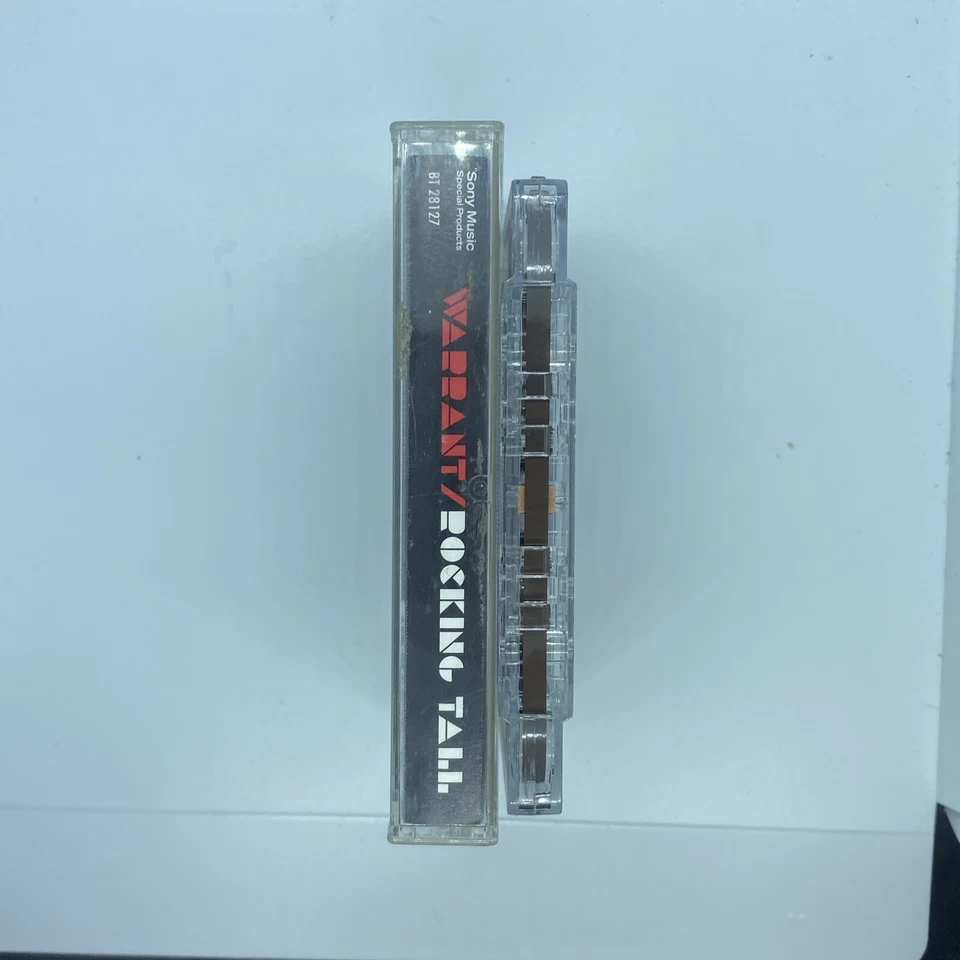 WARRANT  - Rocking Tall - 1996 Cassette Tape Rare USA Import - Image 4 of 4