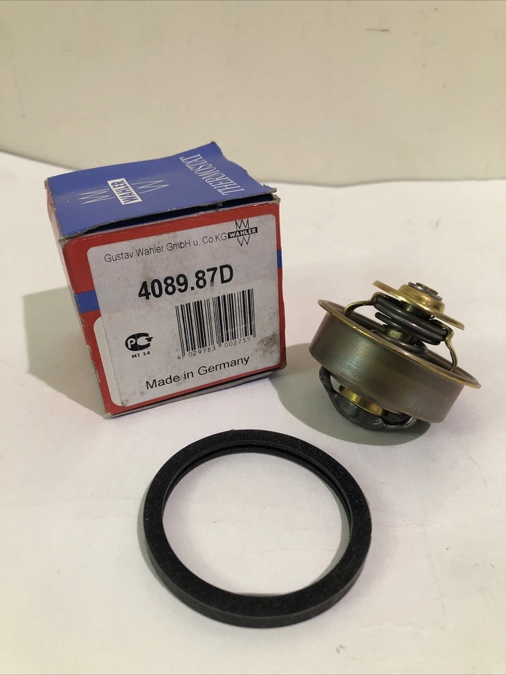 Termostato Wahler 4089.87D compatible con Volvo 940 240 960 340 740 Foto 3 de 4