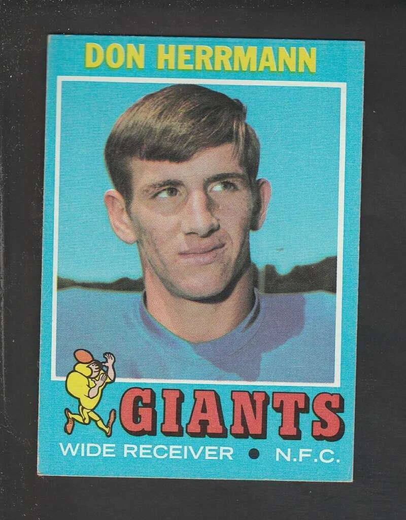 1971 Topps #222 Don Herrmann EXMT+ NY Giants 160272