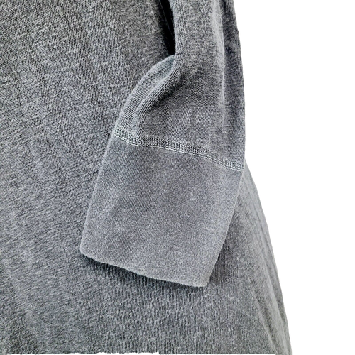 Standard James Perse Dress 1 (S) Gray Cotton Knit Lightweight Long Sleeve - Picture 3 of 12