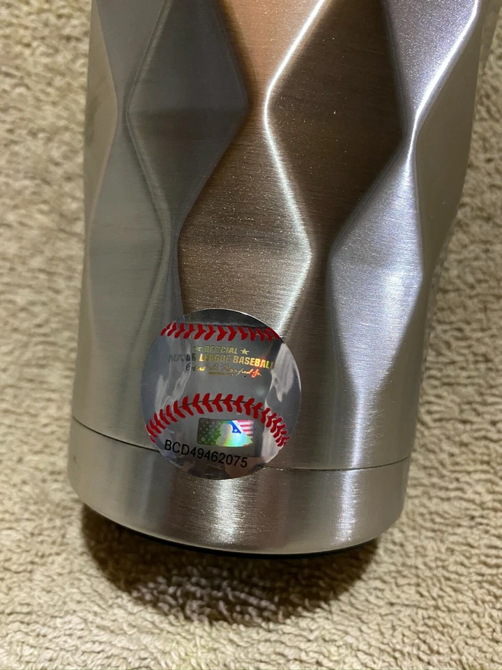 Taza vaso Milwaukee Brewers 22 oz acero inoxidable béisbol MLB ¡NUEVA! Foto 3 de 4