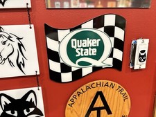 Handmade Quaker State Oil Acrylic Vinyl Sign Not Cheap Tinno Crummy Printing