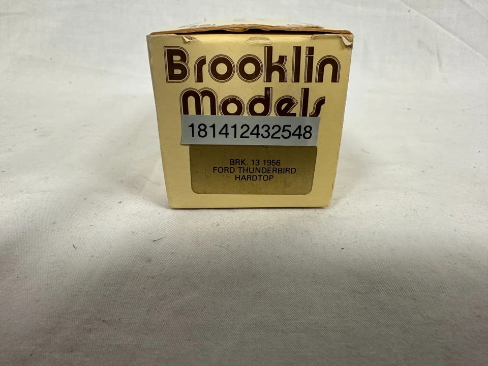 Brooklin Models - #BRK. 13 1956 Ford Thunderbird хардтоп красный масштаб 1:43 - Изображение 2 из 4