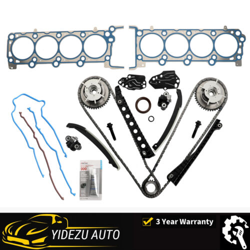 Timing Chain Kit & Head Gasket Set Fits Ford Expedition F-250 Navigator 5.4L V8