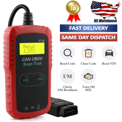 UNIVERSAL ALL CAR FAULT CODE READER AUTOMOTIVE ENGINE OBDII EOBD DIAGNOSTIC TOOL