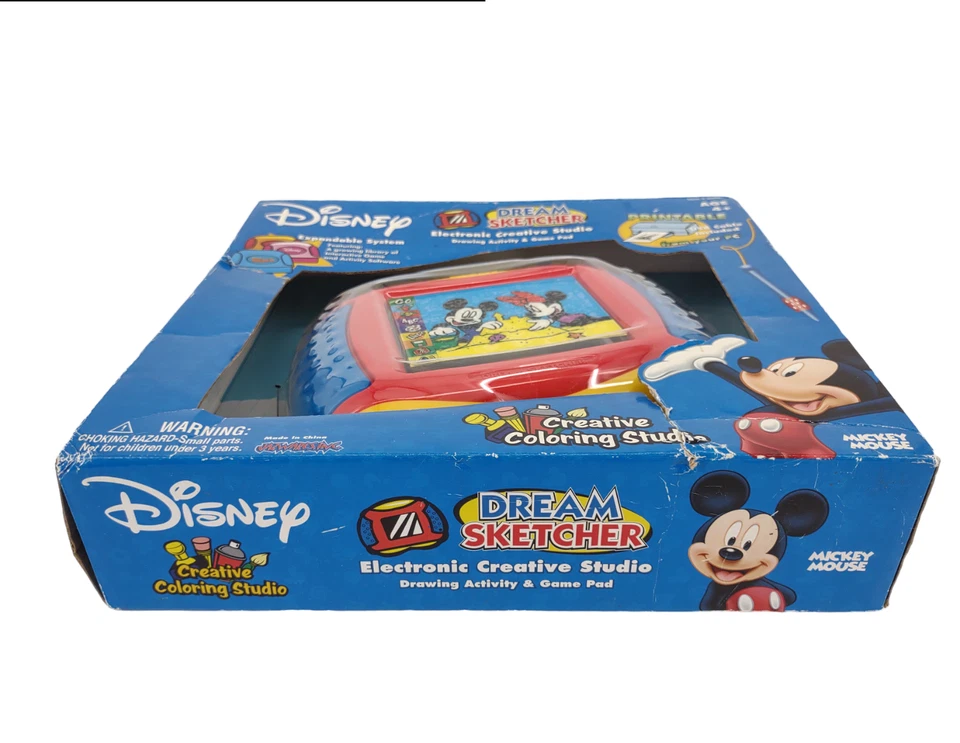 Disney Dream Sketcher Mickey Mouse Electronic Creative Studio Drawing. New *READ - Image 4 of 4