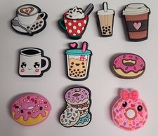 10 Pcs. Food Shoe Charms For Crocs