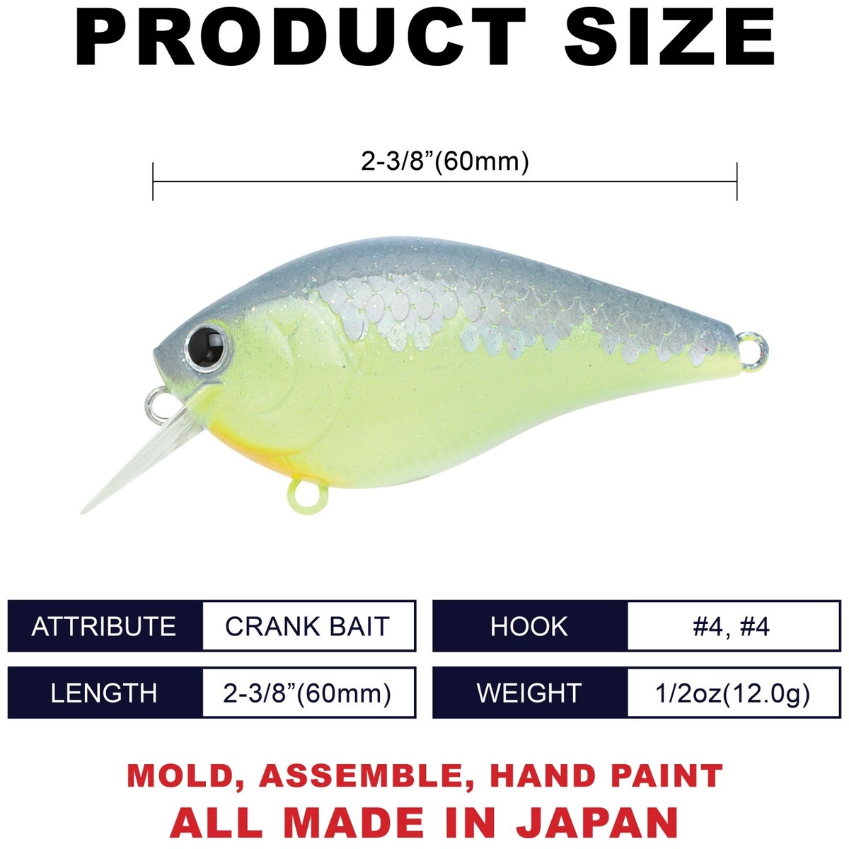 LUCKY CRAFT LC 1.5 - 150 MS Crack (1qty) Top Quality Crank Bait