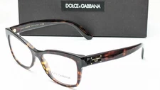 Dolce & Gabbana DG3254 502 Havana Cat Eye Womens Eyeglasses 52mm