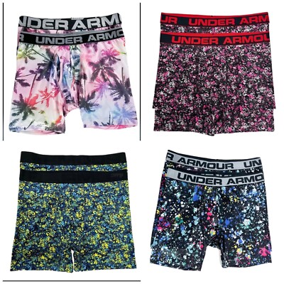 Under Armour Herren Tech HEATGEAR 6 Zoll 2er-Pack Boxer Jock Shorts Unterwäsche.