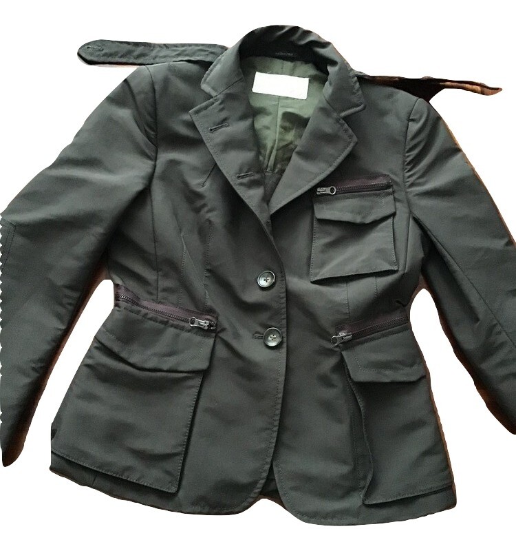 CALVARESI SARTORIA Giacca da donna Taglia 44 Jacket Giubbino Verde