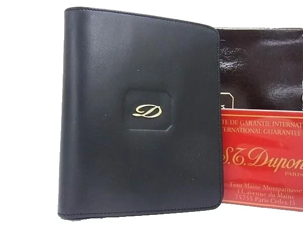 CARTEIRAS Dupont Preto para Homens