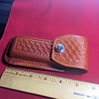 NICE LEATHER FOLDING HUNTER SHEATH 5 INCH        41132 — photo 1