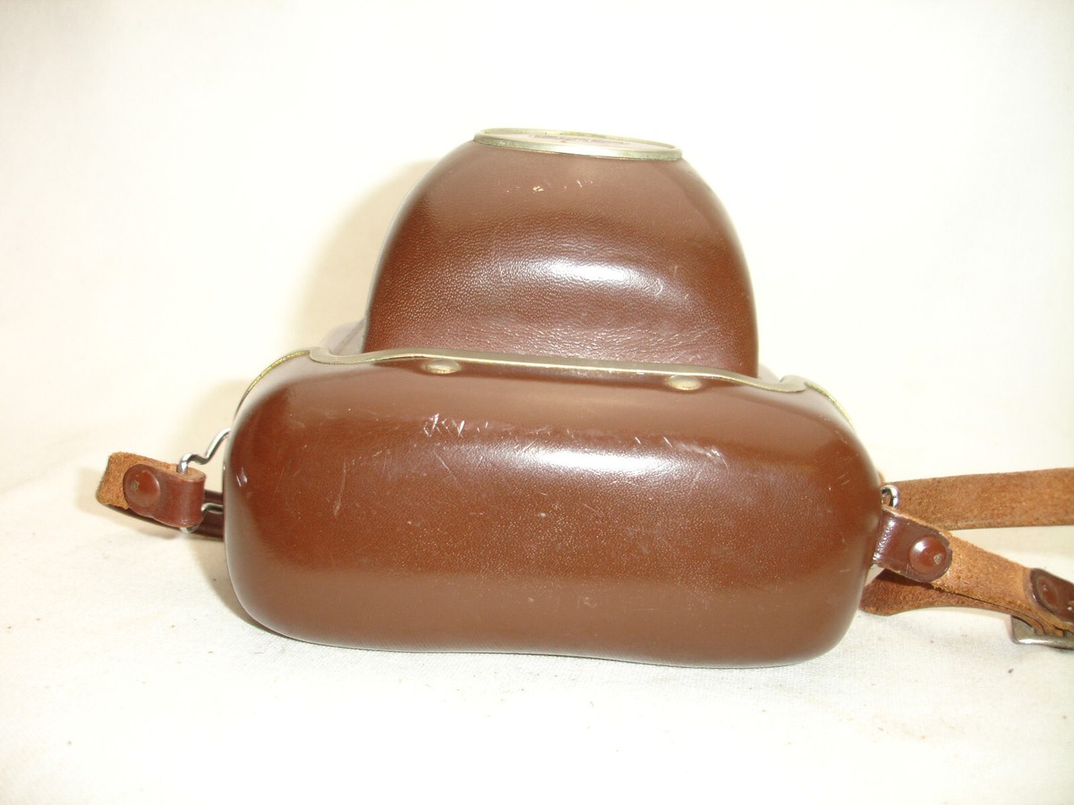 Vintage Zeiss Ikon AG Leather Case & Strap For Continette 35mm